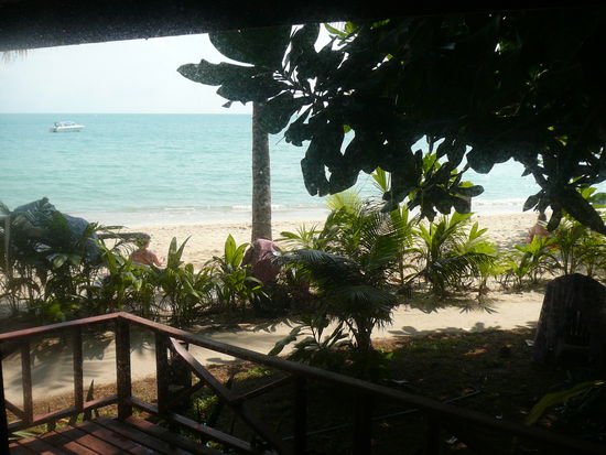 Blick aus unserem Bungi ...traumhaft schoen...