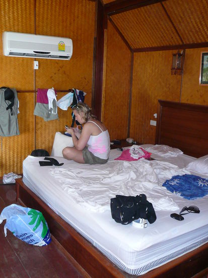 Bungi im Star Hut von innen 