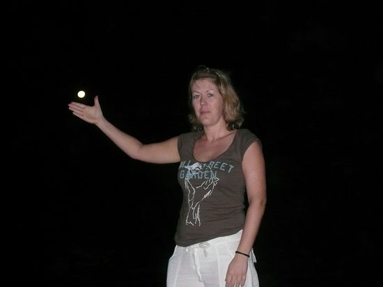 Der Mond ...zwei Tage nach Vollmond 