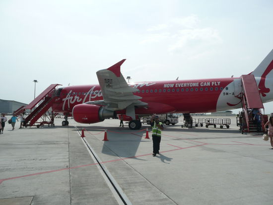 Unser Flieger nach Kuala Lumpur