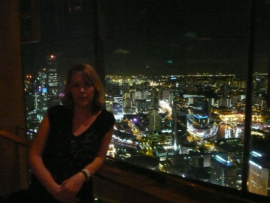 Ausblick ueber Singapur