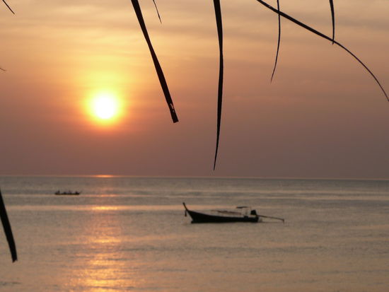 Sonnenuntergang von unserem Bungi aus 