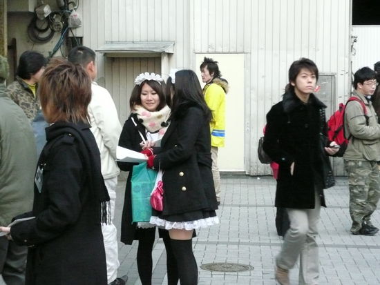 Und hier lebende Figuren 