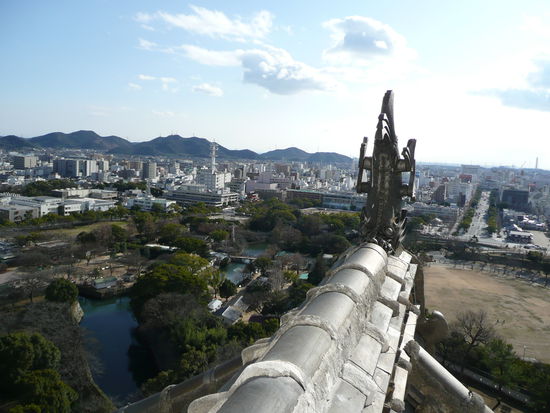 Ausblick auf Himeji