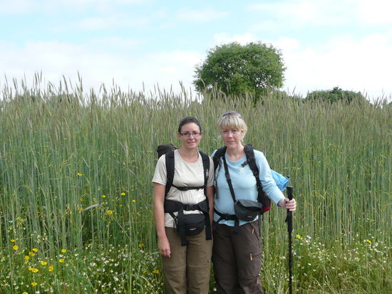 Auf dem Weg nach Portomarin