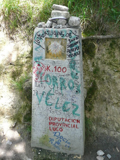 Die haelfte ist geschafft noch 100 km bis nach Santiago 