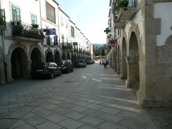 Die Innenstadt von Portomarin