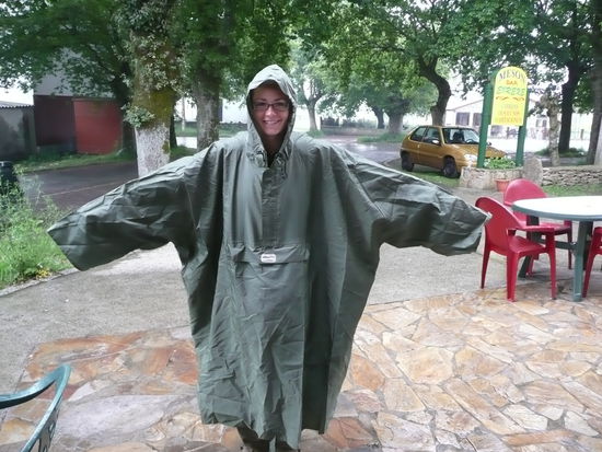 Regencape im Einsatz. Nina wo bist Du ?