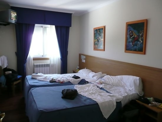 Schimmelzimmer in der Pension Rua