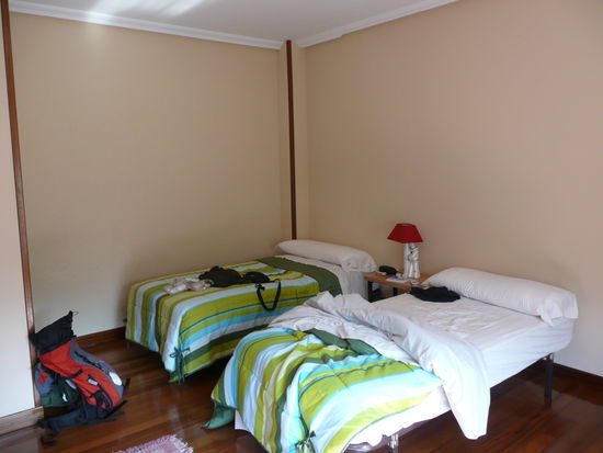 Zimmer in der Pension Arca