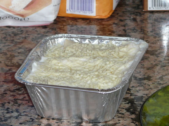 Heute gibt es Lasagne aus der Mikrowelle 