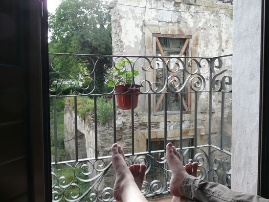 Unsere Fuesse nach dem ersten Tag 