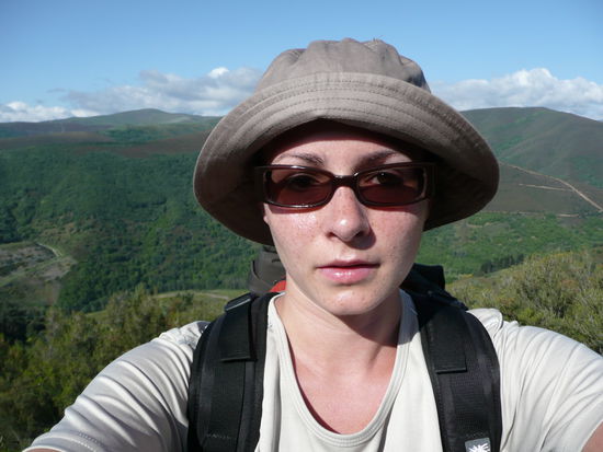 Oben auf dem Berg angekommen. Der Abstieg wartet.