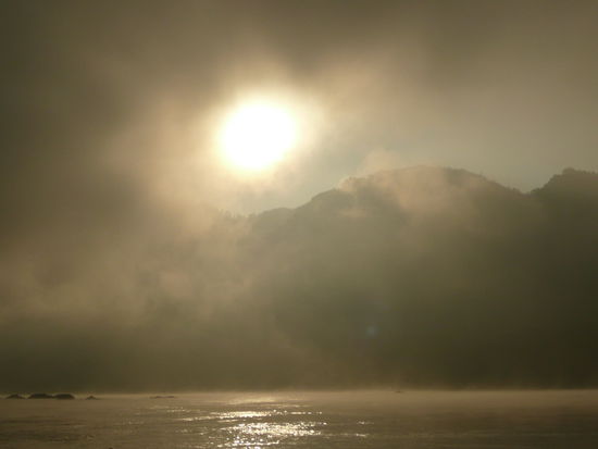 Morgenstimmung auf dem Mekong