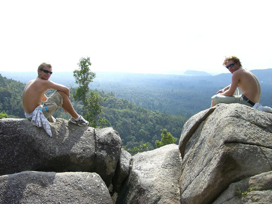 Jay und Gerald bei super Aussichtspunkt