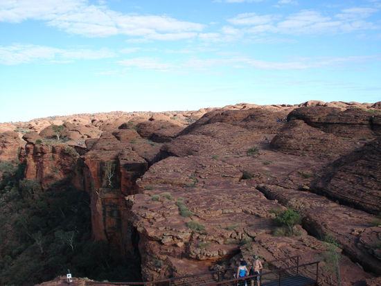 vom kings kanyon runter...irgendwie ist das in echt sooooo viel größer