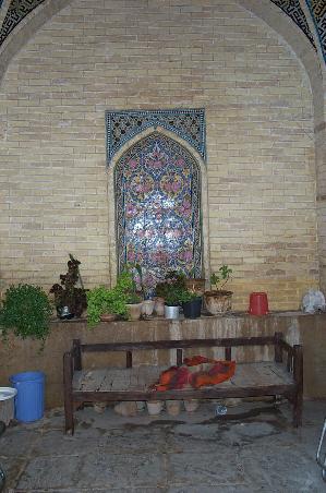 Innenhof der Al Moik Moschee in Shiraz