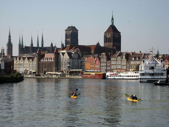 Blick auf Danziger Altstadt