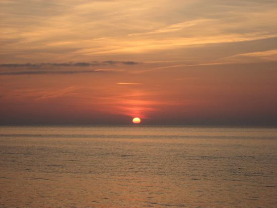 Sonnenuntergang an der Ostsee