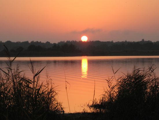 Sonnenuntergang vor'm Jugendgästehaus
Danke für die nette Unterkunft