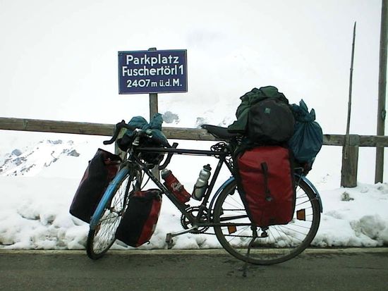 Foto: Rückblick auf Tour 1999 nach Sizilien, hier: Grossglockner
