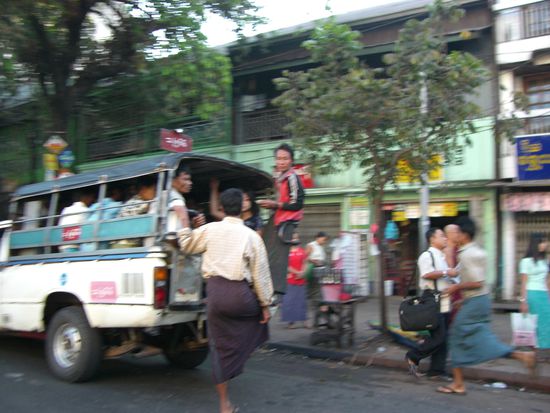 Beförderung im Pick up.....