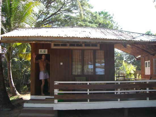 ....unser Bungalow im Basecamp am Golden Rock