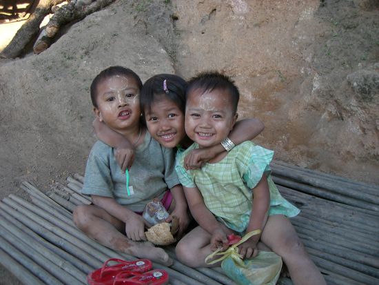 Kinder auf dem Pilgerpfad....