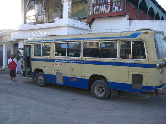 unser Bus ab Kalaw......