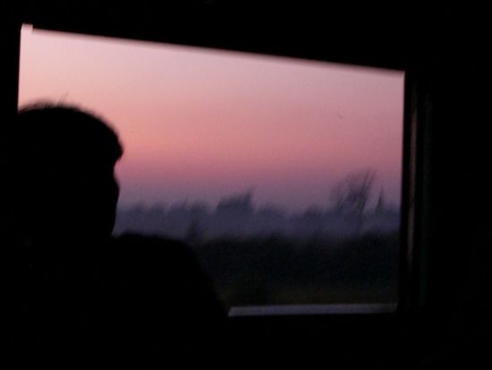 Licht im Zug? Wurde hier noch nicht erfunden.....