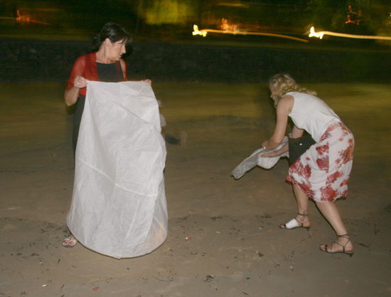 Vorbereitung zum Start