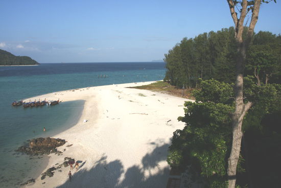 Strand Blick vom Mountain Resort