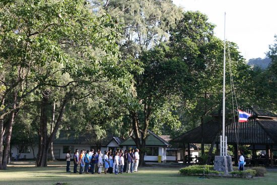 Morgenappell im Staatsbetrieb