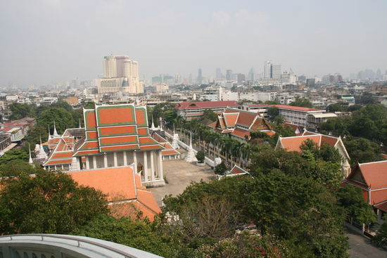 Dunstglocke ueber Bangkok