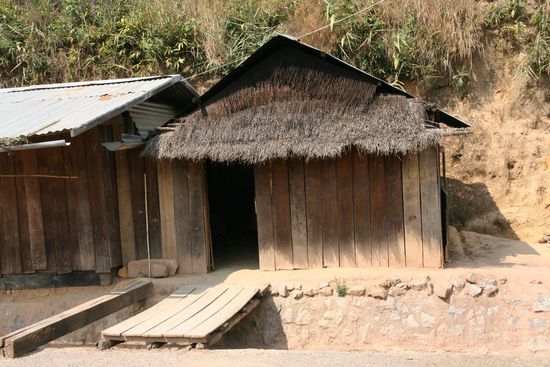 Wohnhaus in einem Bergdorf