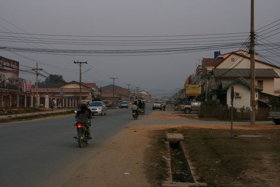 Phonsavan die staubigste Stadt in Laos