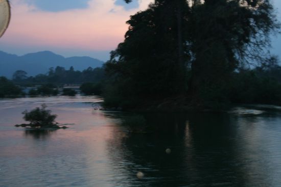 Abendstimmung auf Don Khon