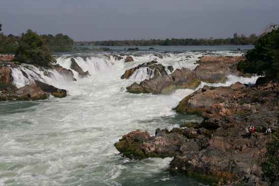 Wasserfall an der Grenze Laos/Kambodscha