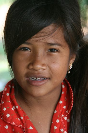 Verkaeferin im Morgenmarkt