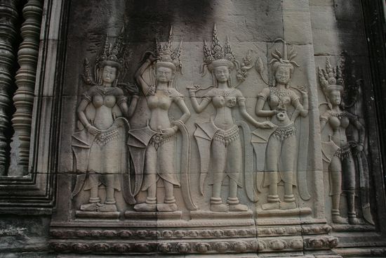Apsaras im Angkor Wat