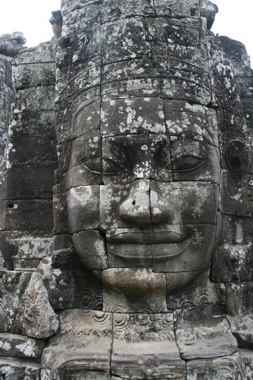 Im Bayon von Angkor Thom