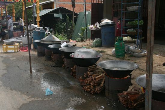 Kueche fuer die Hochzeit