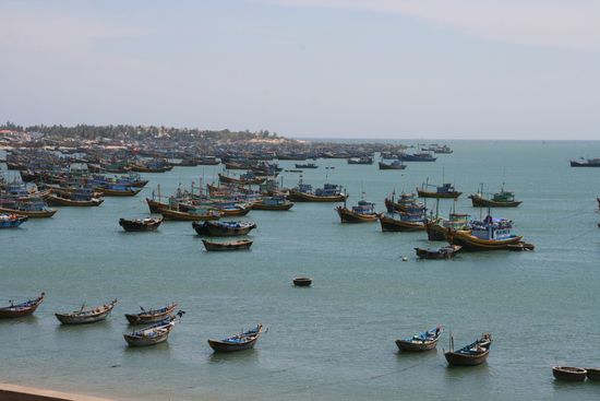 Fischerhafen in Mui Ne