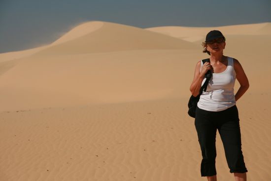 Elisabeth in den Weissen Sandduenen