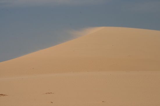 Wimd in den Weissen Sandduenen