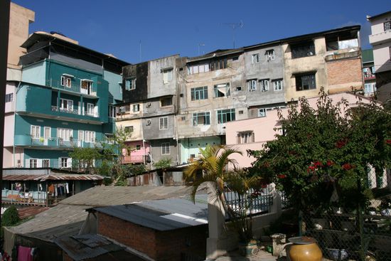 Blick aus unserm Hotelfenster