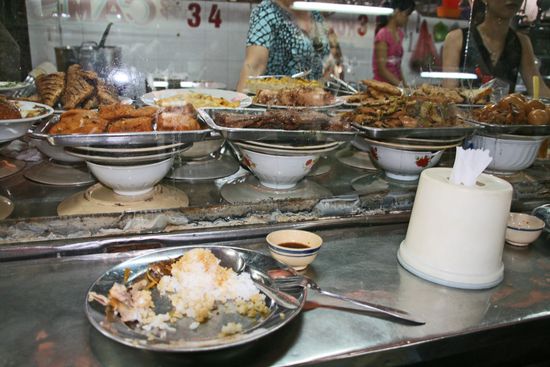 Restaurant in dem Cholon Markt