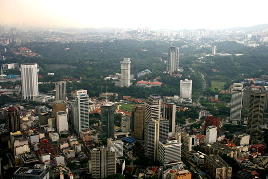 Blick auf die Stadt vom Fernsehturm
