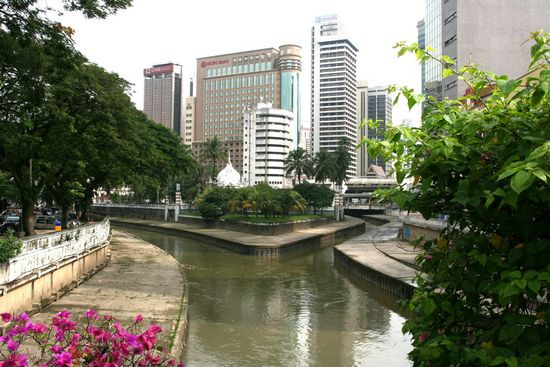 Gombak- und Kelangfluß 
Ursprung von KL (Peter)