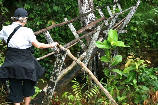 Über diese Brücke?